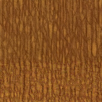 Brown snake-patterned fabric texture with vertical grain, raised ridges, and recessed channels; woven textile with tonal variations.